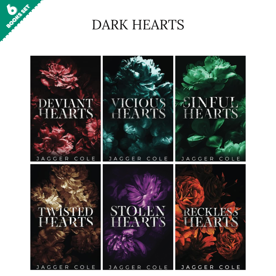 Dark Hearts Series by Jagger Cole (6 Books Set)