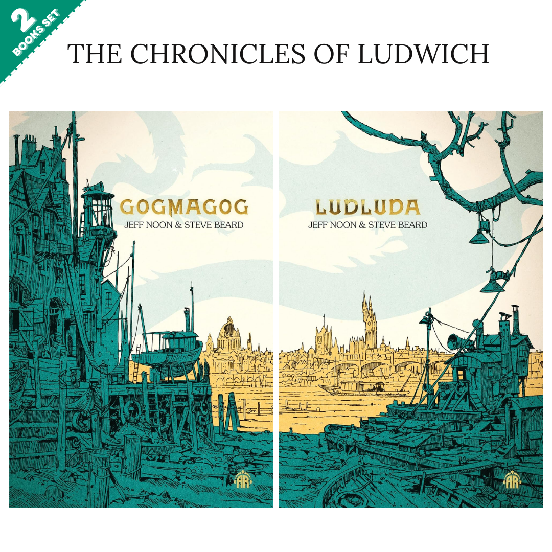 The Chronicles of Ludwich series By Jeff Noon (2 Books Set)