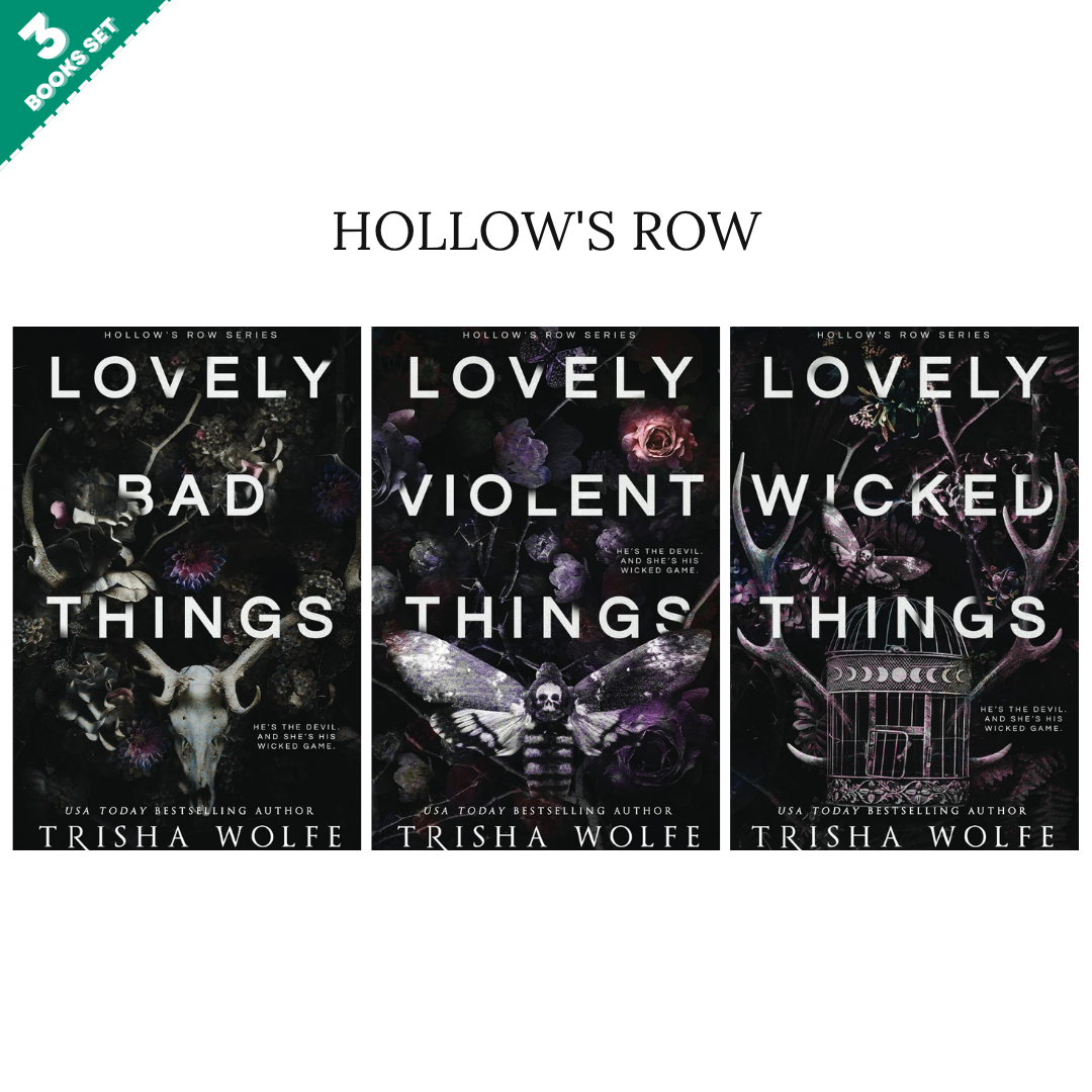Hollows Row Series By Trisha Wolfe (3 Books Set)