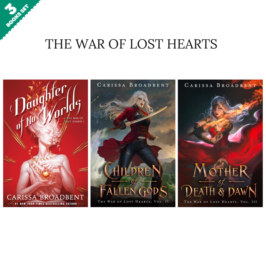 The War of Lost Hearts Series by Carissa Broadbent (3 Books Set)
