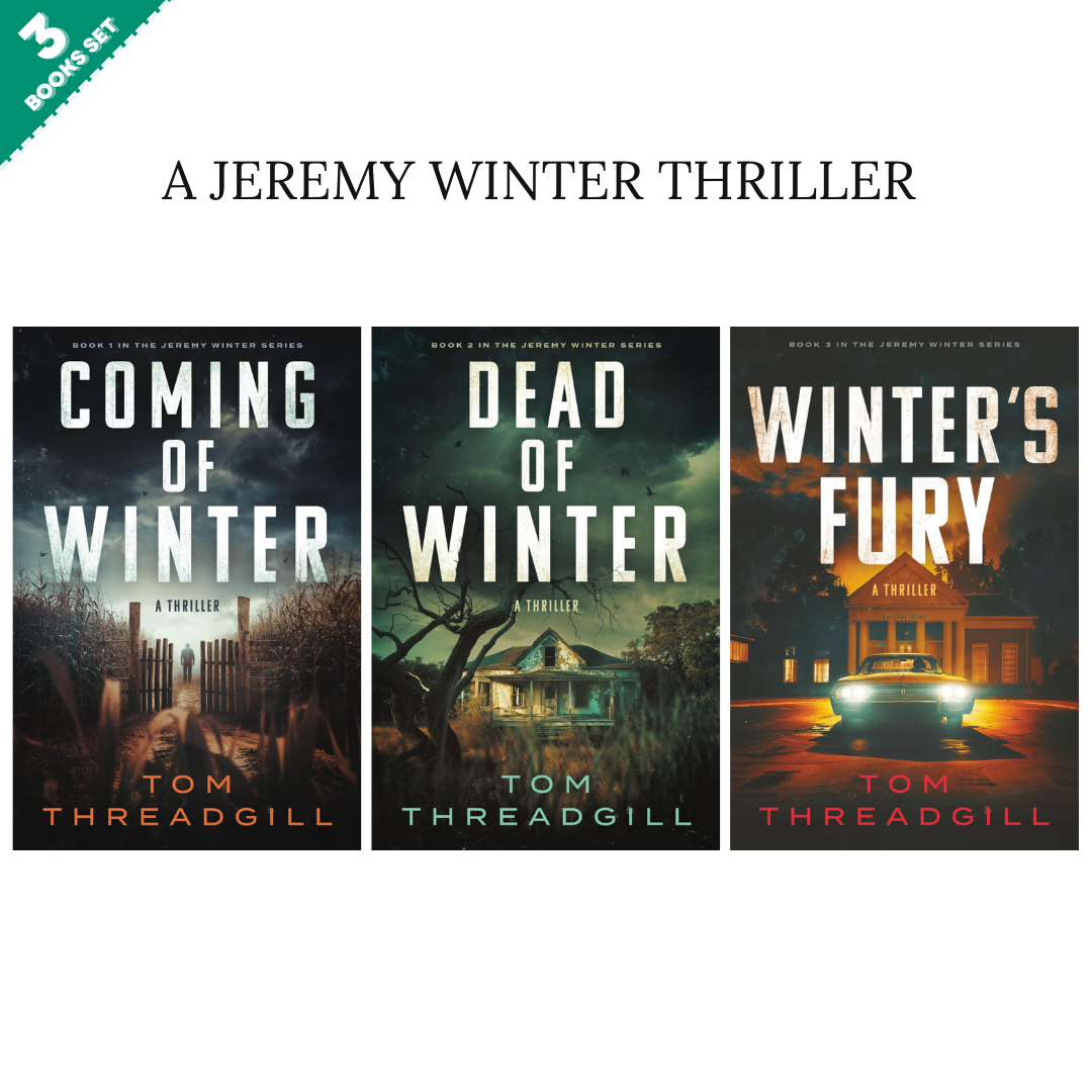 Jeremy Winter Thriller Series By Tom Threadgill (3 Books Set)