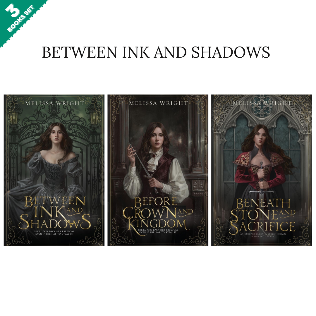 Between Ink and Shadows Series By Melissa Wright (3 Books Set)