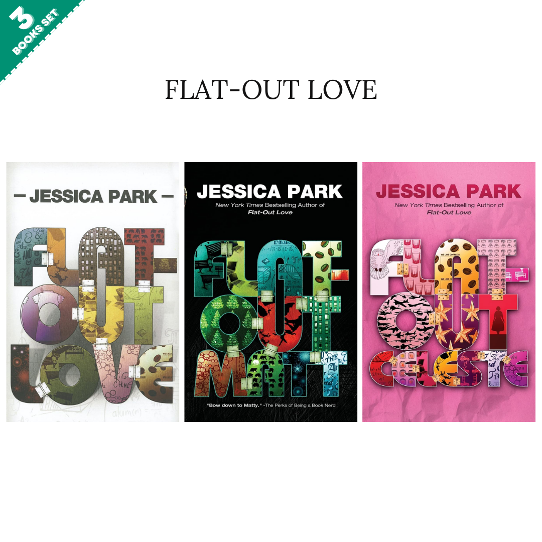 Flat-Out Love Series By Jessica Park (3 Books Set)