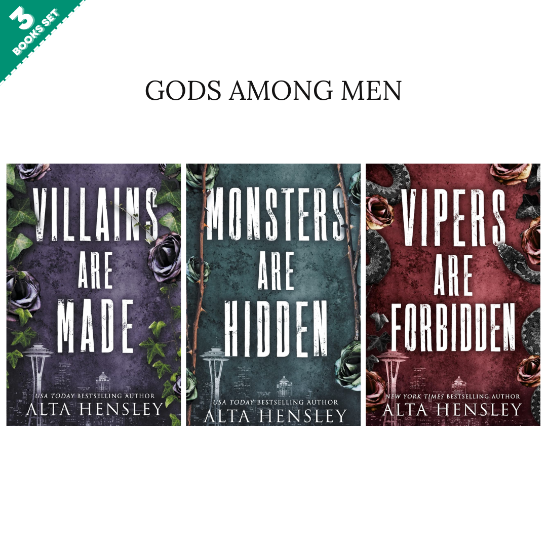 Gods Among Men Series By Alta Hensley (3 Books Set)