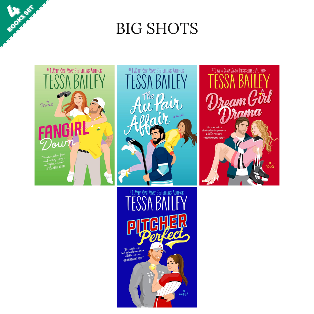 Big Shots Series By Tessa Bailey (4 Books Set)