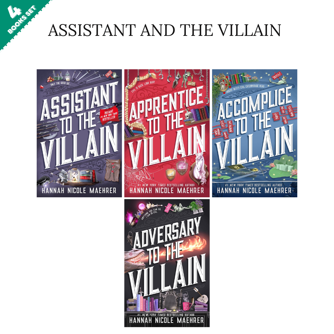 Assistant to the Villain Series By Hannah Nicole Maehrer (4 Books Set)