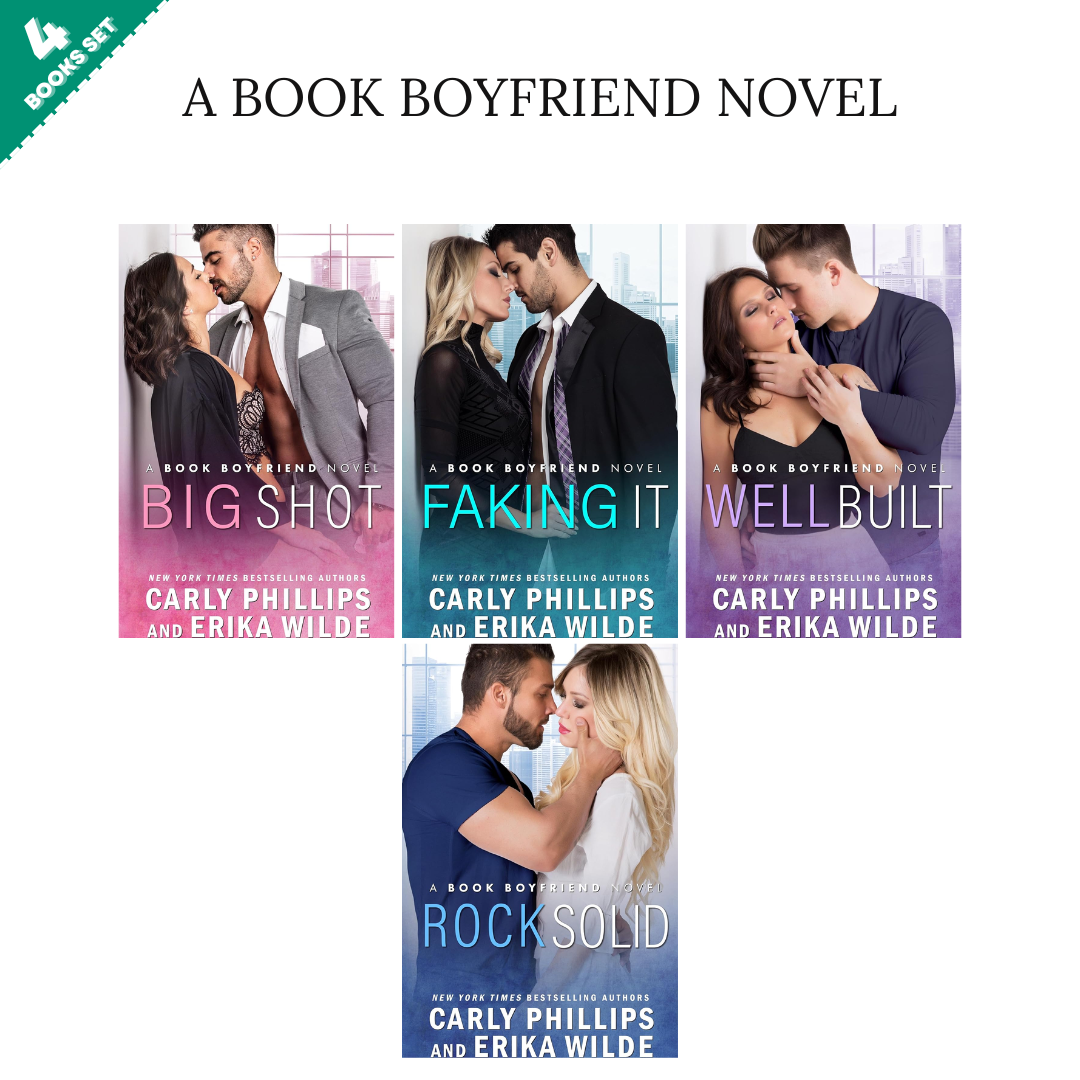 A Book Boyfriend Novel Series By Carly Phillips (4 Books Set)