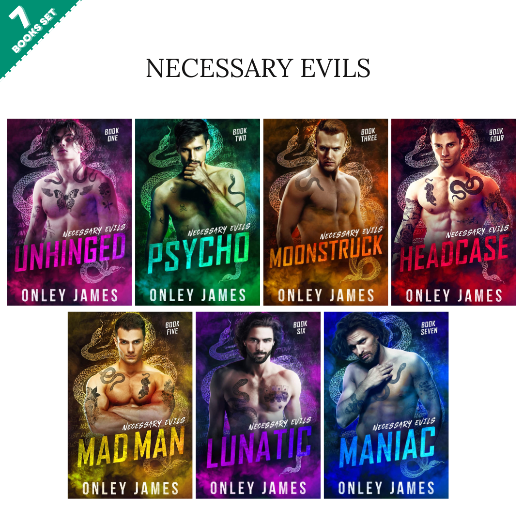 Necessary Evils Series By Onley James (7 Books Set)