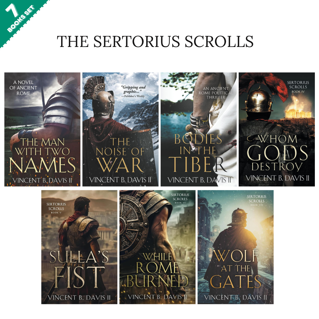 The Sertorius Scrolls Series by Vincent Davis (7 Books Set)