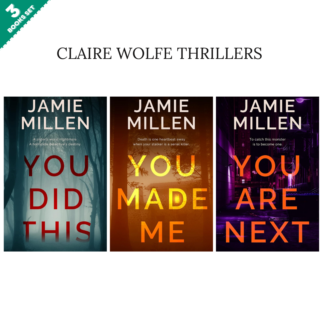 Claire Wolfe Series By Jamie Millen (3 Books Set)