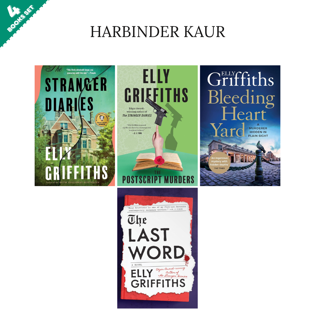 Harbinder Kaur Series By Elly Griffiths (4 Books Set)