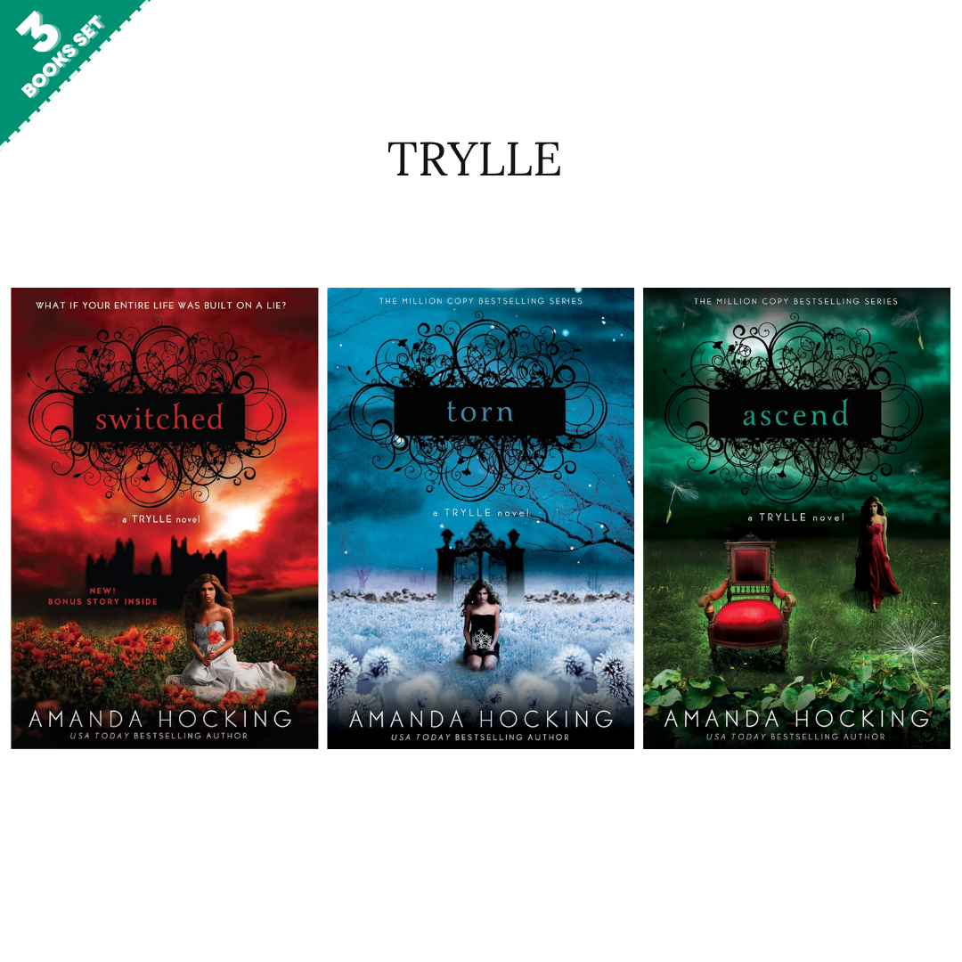 Trylle Series by Amanda Hocking (3 Books Set)