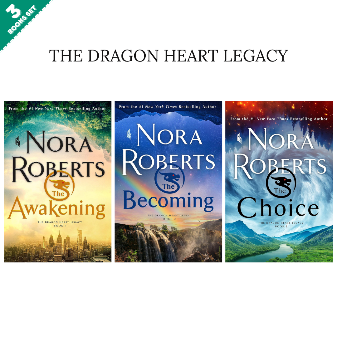 The Dragon Heart Legacy Series By Nora Roberts (3 Books Set)