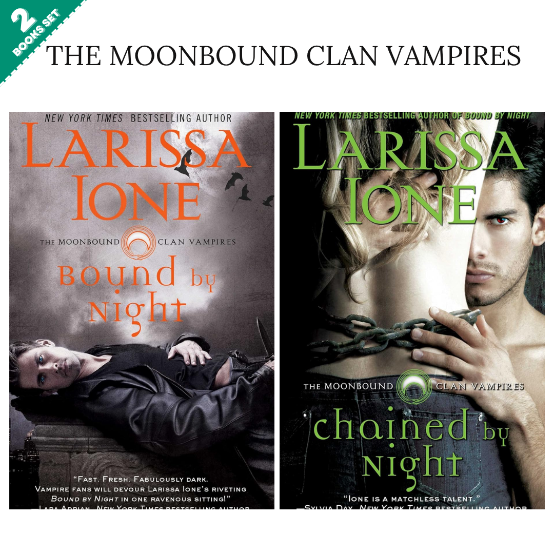 MoonBound Clan Vampires Series By Larissa Ione (2 Books Set)