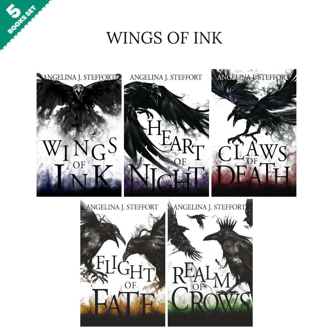 Wings of Ink Series By Angelina J. Steffort (5 Books Set)