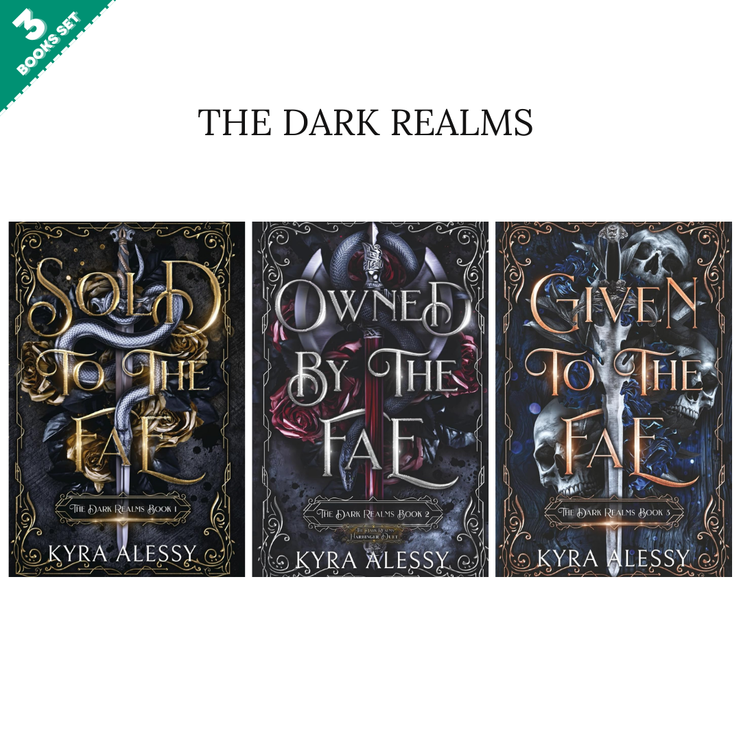 The Dark Realms series By Kyra Alessy (3 Books Set)