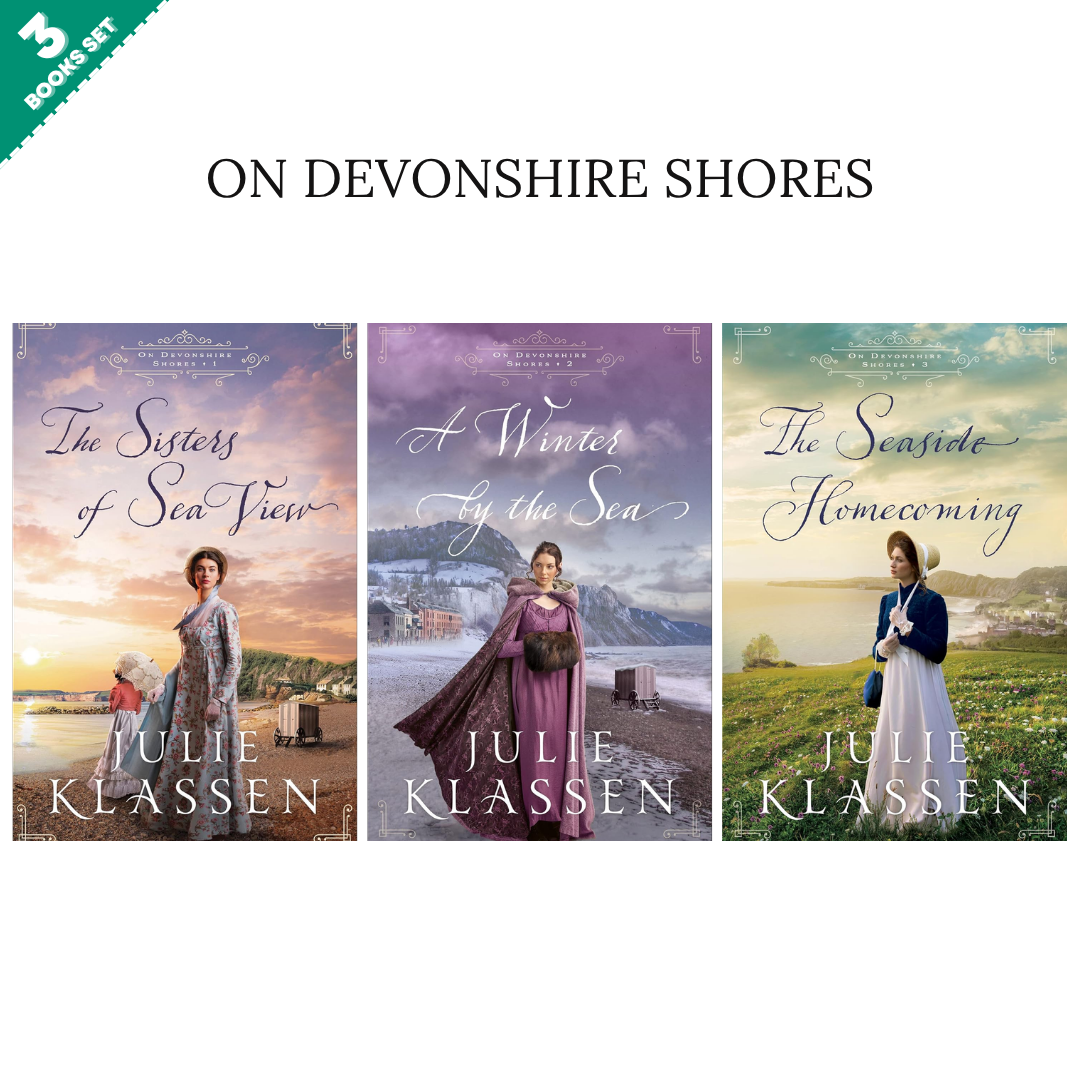 On Devonshire Shores Series by Julie Klassen (3 Books Set)