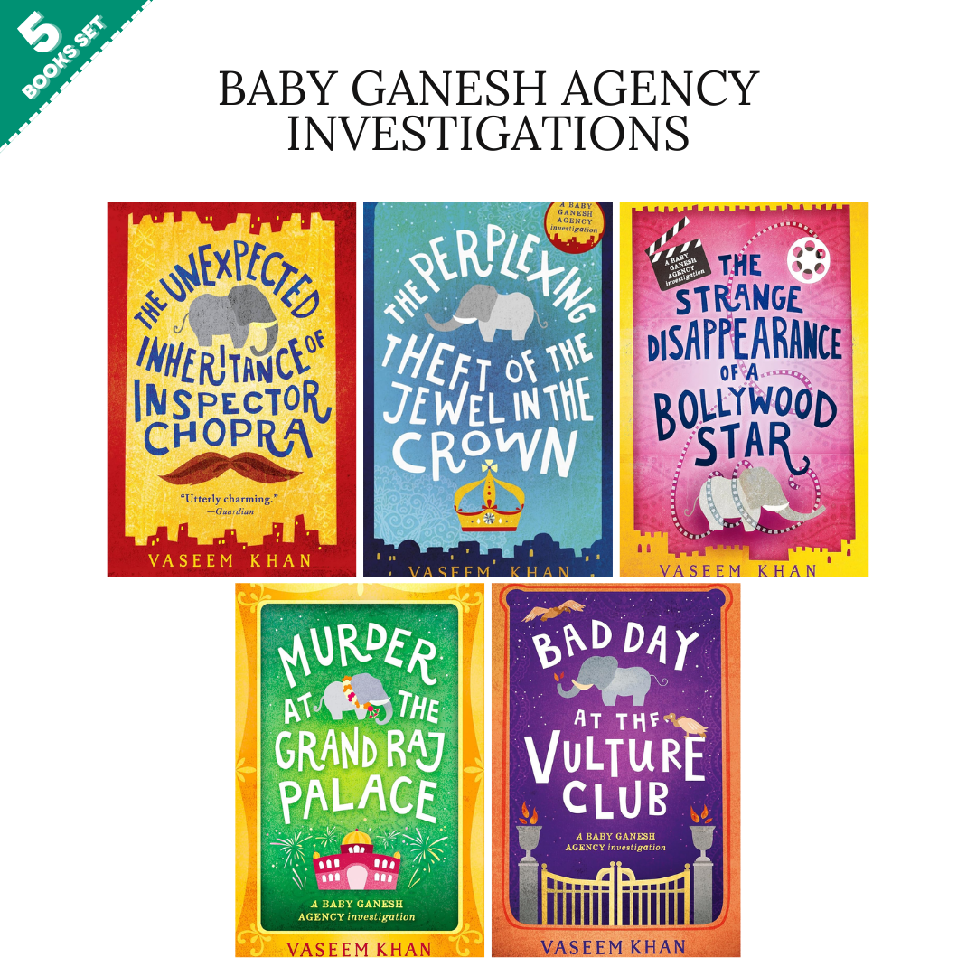 Baby Ganesh Agency Investigation Series By Vaseem Khan (5 Books Set)
