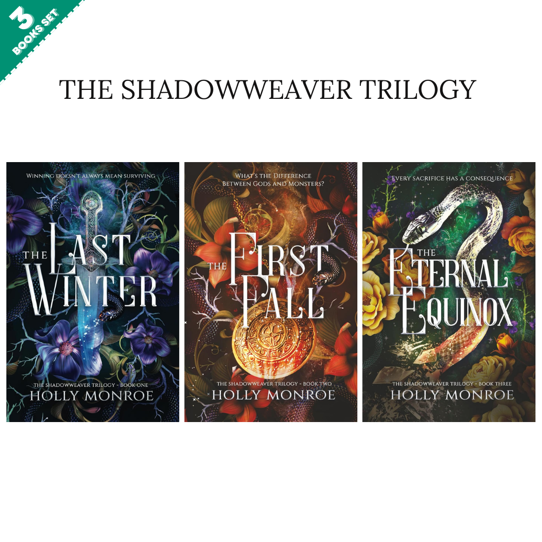 The Shadowweaver Trilogy Series By Holly Monroe (3 Books Set)