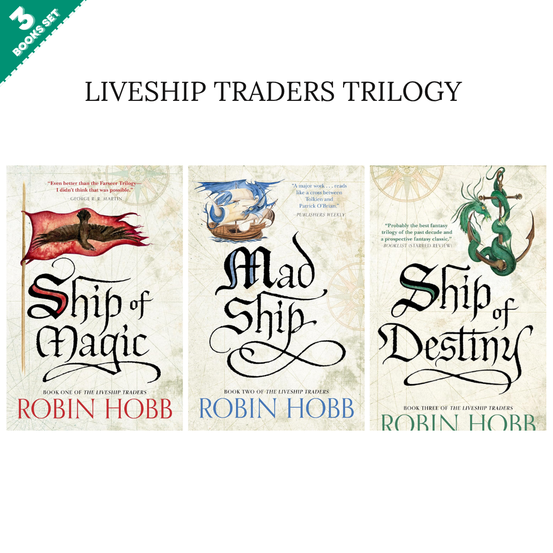 The Liveship Traders Series By Robin Hobb (3 Books Set)