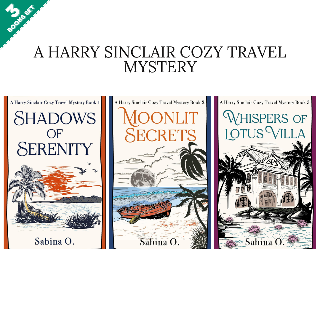 A Harry Sinclair Cozy Travel Mystery by Sabina O (3 Books Set)
