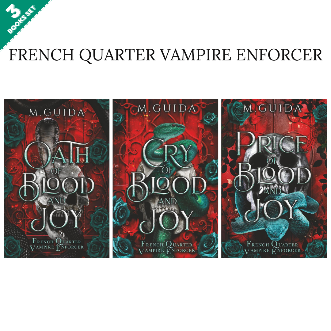 French Quarter Vampire Enforcer Series By M Guida (3 Books Set)